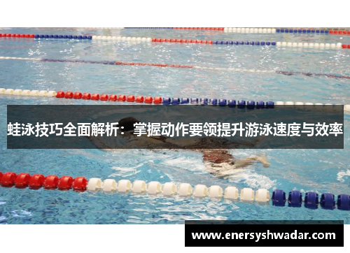 蛙泳技巧全面解析：掌握动作要领提升游泳速度与效率